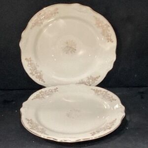 Homer Laughlin Virginia Rose Luncheon Plates Set of 2